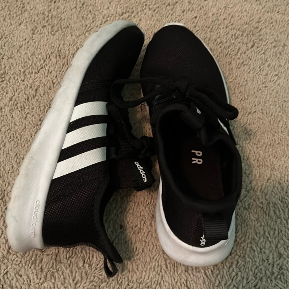 Black adidas shoes